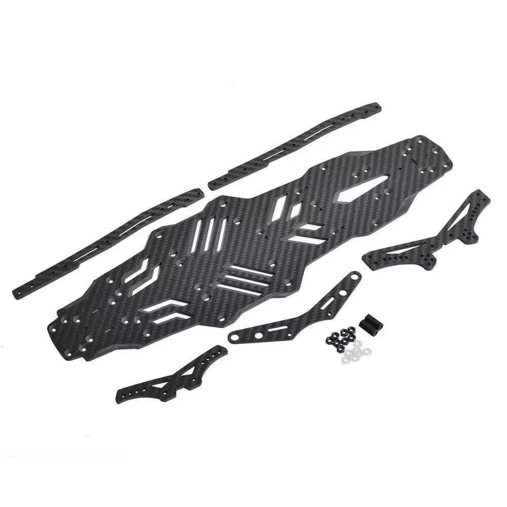 Carbon Fiber Upgrade Parts for MST RMX2.0S&RRX2.0S 1:10 Model Drift car (Black)