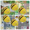 6 See & Say Bee Bot Programmable Robot with 4 Activity Mats Country & City Bundle Pack, STEM Educational Classroom Coding Teaching and Learning Class Materials view 1