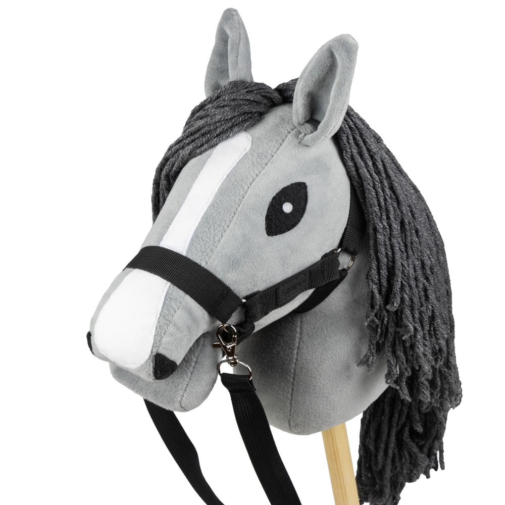 SKIPPI Hobby Horse Grey Headcollar and Reins Set A5 Horse