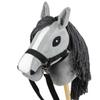 SKIPPI Hobby Horse Grey Headcollar and Reins Set A5 Horse view 1