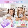7Pack Nano Tape Bubble Kit for Kids with Purple Box  DIY Squishy Maker Making Set, Double Sided Adhesive Elastic Bubbles, Fidget Sensory Toys for Boys & Girls, Party Favors & Craft Activities view 4