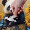 XYMZR Honey Badger Sunflower Jigsaw Puzzle 500 Piece, Educational Intellectual Decompression Puzzle Game Jigsaw Puzzle for Adult Active Thinking Party Entertainment view 4
