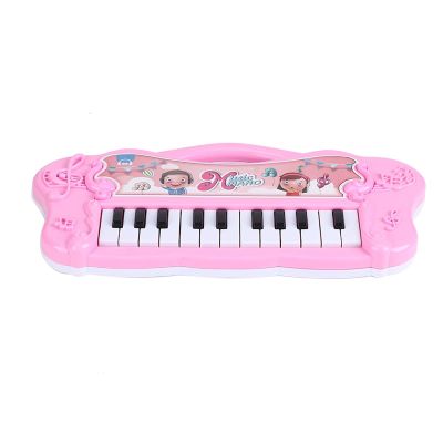 Electronic Piano Ornaments Early Efor Ducational Hood Music Ornaments Girl GiftPink (Roseate)