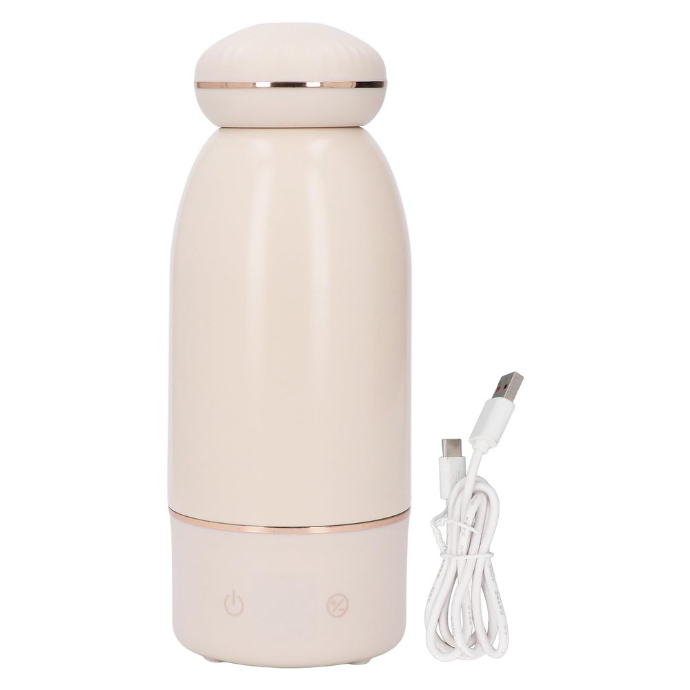500ml Baby Bottle Warmer Cordless Portable Milk Heater Constant Temperature Stainless Steel Travel Bottle Warmer for Outdoor
