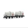 Arnold HN6676 Sncf, 2-Unit Set of 3-Axis Tanker Wagons, Avia, Epiv Freight Wagons view 2