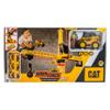 Cat Construction Workforce Jumbo Tower Crane Set, 50-Inch RC Crane Toy with 360-Degree Rotation, Hook and Wrecking Ball, Light, Skid Steer and 4" Figure, USB Rechargeable, Ages 5+ view 2