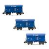 Arnold HN6565 Pkp Cargo, 3-Unit Falls Self-Discharge Wagons, Blue Painting, Epvi Freight Wagons view 1