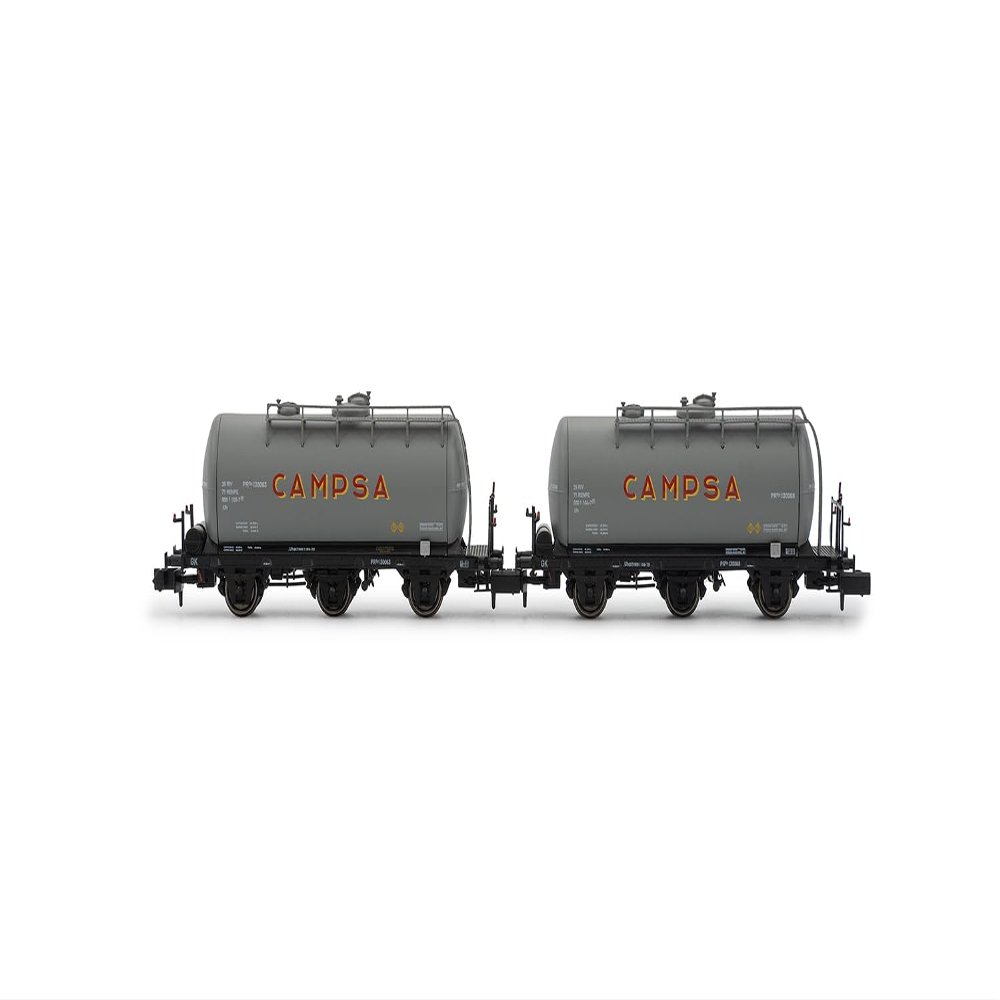 Arnold HN6674 Renfe, 2-Unit Kit of 3-Axis Camp Tank Carriages, 2nd Painting, Epiii Freight Wagons
