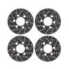 for TRX4 for SCX10 for Capra VS4-10 1/10 4.5g/Set Carbon Fiber Brake Rotors Fits SLW Wheel Hub 2.2 1.9 Beadlock Rims Upgrade Part RC Car Repair Kit view 1