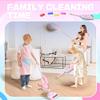 SMILESSKIDDO Kids Vacuum That Really Works - Toddler Toy Vacuum with 2 Nozzles & 5 Cleaning Set Accessories, Sound and Ball Popping Action, Pretend Play Housekeeping Toys Gifts for Girls & Boys view 4