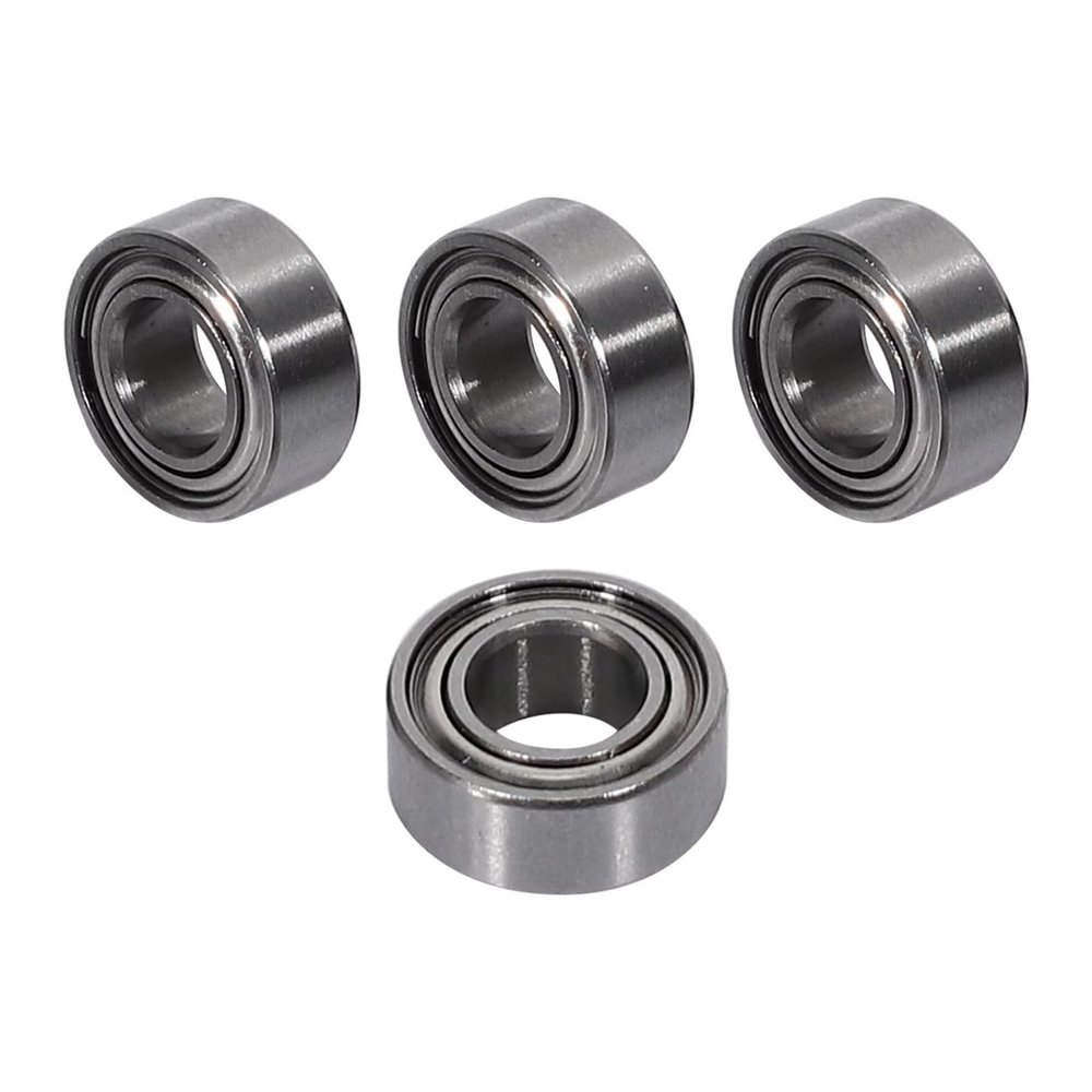 RC Car Accessories Compatible with JLB for Racing for Cheetah 1/10 RC Car Upgrade Parts Replacement Accessories 4 Pcs Ball Bearing(5X10X4MM) BE002