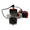 FLMLF CNC 58CC Gasoline Engine Double Cylinders with Carburetor and Spark Plug Kit for 1/5 HPI ROVAN KM Baja Losi 5ive T FG RedCat RC CAR Parts view 3