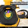 Costzon Ride On Bulldozer, Sit and Scoot Ride on Push Car for Toddlers with Helmet, Front Loader Shovel & Engine Sound, Under-seat Storage, Anti-Rollover Device, Kids Construction Truck, Gift view 4