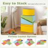 HONEY JOY Toddler Climbing Toys Indoor, 6-Piece Soft Climbing Foam Block Activity Play Structure, Gym Equipment for Child Development, Waterproof & Easy to Clean Climb and Crawl Playset, Macaron view 4