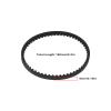 Briny River 2Pcs 4mm S3M174 Electric Remote Control Toy Car Belt Drive Belt Compatible with HPI Sprint 2 Transmission System SPT2-017 Black view 4