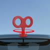 Car Wind Up Key, Cute Clockwork Wind Up Key for Back of Car Roof Decoration, Clockwork Wind Up Car Key, Hood Ornament Car Electric Rotating Spring Key, Car Roof Ornament view 3
