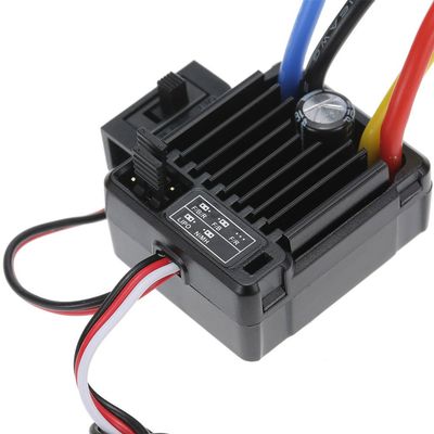 ACAGALA WP-1060-RTR Waterproof Brushed 2S-3S 60A ESC Compatible with 1/10 Tamiya Traxxas Redcat HSP HPI RC Car