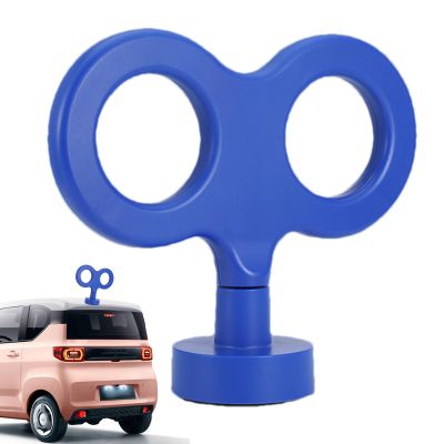 Car Wind Up Key, Cute Clockwork Wind Up Key for Back of Car Roof Decoration, Clockwork Wind Up Car Key, Hood Ornament Car Electric Rotating Spring Key, Car Roof Ornament