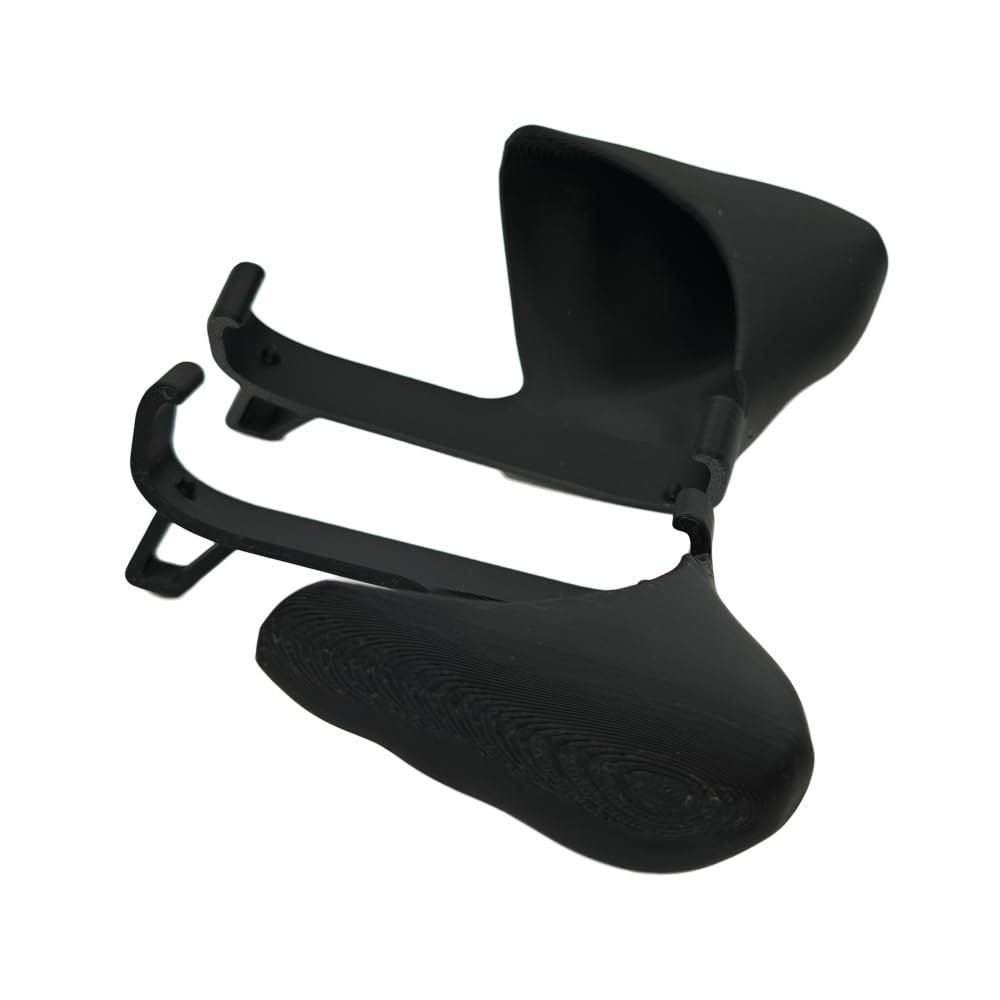 3D Printed Grip Handle for Retroid Pocket 5,Ergonomic Hand Grip Game Console Holding Handle for Retroid Pocket 5 (Black)