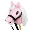 SKIPPI Hobby Horse Pink Headcollar and Reins Set A5 Horse view 1