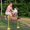 SKIPPI Hobby Horse Pink Headcollar and Reins Set A5 Horse view 3