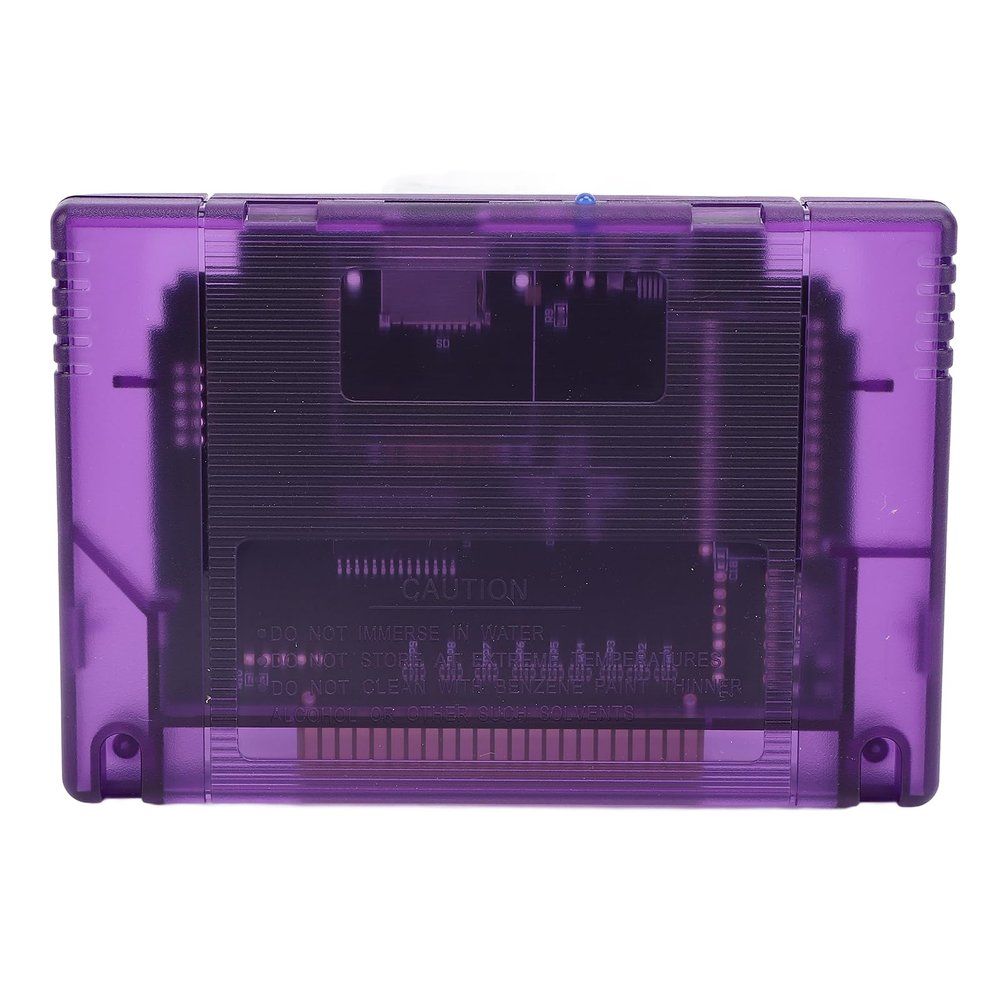 Game Cartridge, 3000 in 1 High Speed Video Game Cartridge, Built in 8GB Memory Card, Automatic Save Backup, Multi Game Cartridge for SNES for SFC Gaming Console (Transparent