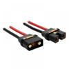 1 Pair Of Male Female Power Connector Adapter With 6AWG 100mm Wire Compatible With RC Agriculture Drone E-bike QS10-S view 1