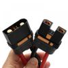 1 Pair Of Male Female Power Connector Adapter With 6AWG 100mm Wire Compatible With RC Agriculture Drone E-bike QS10-S view 4