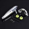 Alomejor Dual Exhaust Joint Adds Fun Engine Exquisite Appearance with Fine Workmanship for HSP 1/8 RC Car SH GO 21/28CXP view 2