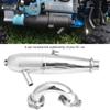 Alomejor Dual Exhaust Joint Adds Fun Engine Exquisite Appearance with Fine Workmanship for HSP 1/8 RC Car SH GO 21/28CXP view 4