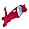 BeaxTurbo Racing Upgrade Parts CNC Aluminum7075# Front Axle Housing for Axial SCX6 Honcho 1/6 (red-Silver) view 4