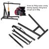 Alomejor RC Engine Crane Jack Electric Model Car Crane Strong Metal Texture Vivid RC Remote Control Vehicles Accessories for Lifting Motor Drive Mode (Black) view 3