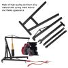 Alomejor RC Engine Crane Jack Electric Model Car Crane Strong Metal Texture Vivid RC Remote Control Vehicles Accessories for Lifting Motor Drive Mode (Black) view 4