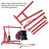 Alomejor RC Engine Crane Jack Electric Model Car Crane Strong Metal Texture Vivid RC Remote Control Vehicles Accessories for Lifting Motor Drive Mode (Red) view 3