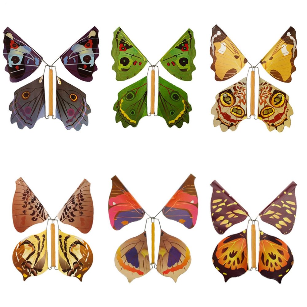 Butterfly Rope | Flying Butterfly Fairy Toy with Bright Colors,Flutter Butterfly Kids Toys for Nursery Schools Playgrounds