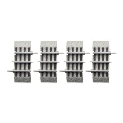 Lionel FasTrack 1.75 Inch Straight O Gauge Model Train 4 Piece Track Pack