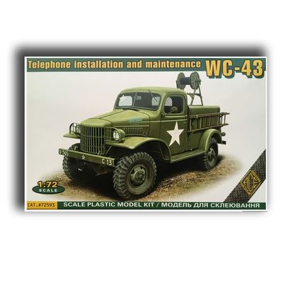 ACE 72593 1/72 WC-43 (T-215) Tele.Maintenance 1/2 ton Truck Plastic Model kit