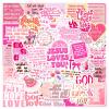 100 PCS Bible Verse Stickers, Jesus Scripture Stickers, Bible Journaling Supplies, Christian Sticker for Water Bottles, Christian Sticker Gifts for Adults and Teens view 1
