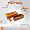 Creative Crafthouse Penny Drop Game  Travel Edition, Compact Dice Game for Family Fun, Made in USA view 4
