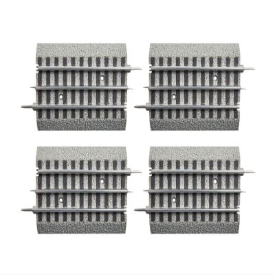 Lionel FasTrack 4.5 Inch Straight O Gauge Model Train 4 Piece Track Pack