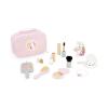Janod - J06465 - Beauty Case - Unicorn Theme - 10 Accessories Included - Wooden Makeup Toys - Cosmetic Toy Kits - Ages 3+ - J06465, Pink view 1