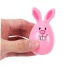 COLLBATH 20Pcs Fillable Easter Bunny Eggs with Twistable Design Spacious Artificial Eggs for Crafts and Decorations Cute Openable Faux Eggs for Party Favors and Boy Girl Activities view 3