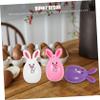 COLLBATH 20Pcs Fillable Easter Bunny Eggs with Twistable Design Spacious Artificial Eggs for Crafts and Decorations Cute Openable Faux Eggs for Party Favors and Boy Girl Activities view 4