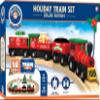 MasterPieces Wood Train Sets - Lionel 18 Piece Holiday Train Set view 1
