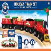 MasterPieces Wood Train Sets - Lionel 18 Piece Holiday Train Set view 2