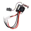 320A RC Brushed Electronic Speed Controller, 7.4-16V ESC with Heat Sink for 1/10 RC Car Boat, Compatible with 2-4S LiPo, 6-12 NiMH Batteries view 4