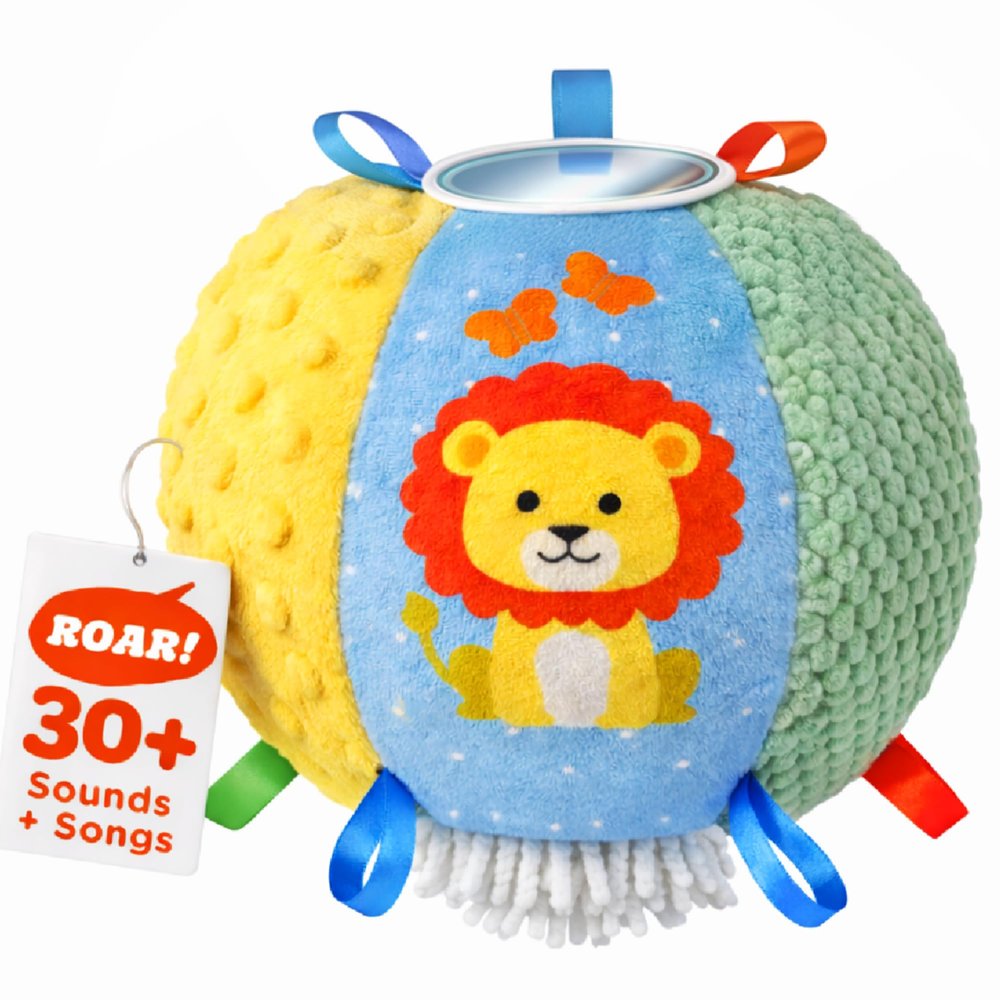 Move2Play, Hilariously Interactive Toy with Music & Sound Effects | Birthday Gift for Boy & Girl | Ball for Toddler & Baby | Indoor/Outdoor | Age 6, 9, 12+ Month | 1, 2, 3+ Year Old