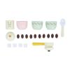 Janod Barista Children's Manual Coffee Grinder - 20 Accessories Included Wooden and Felt - Imitation Toy - Develops Imagination - J06644, J06644, Multicoloured view 4