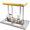 1/64 Gas Station Playset Diorama with Oil Tanker & Tow Truck - 67277EA(S) view 2