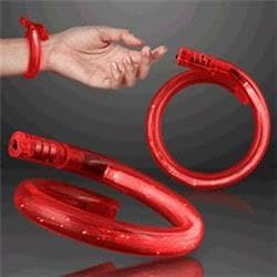 212 Main Light Up Tube Bracelet, Red